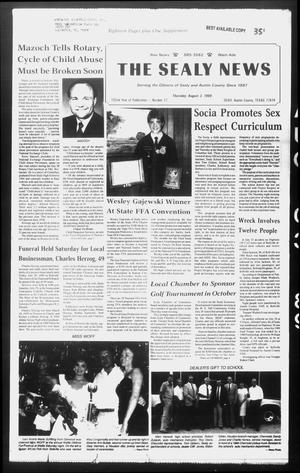 The Sealy News (Sealy, Tex.), Vol. 102, No. 21, Ed. 1 Thursday, August 3, 1989
