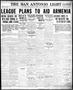 Thumbnail image of item number 1 in: 'The San Antonio Light (San Antonio, Tex.), Vol. 40, No. 308, Ed. 1 Monday, November 22, 1920'.