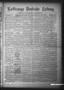 Thumbnail image of item number 1 in: 'La Grange Deutsche Zeitung. (La Grange, Tex.), Vol. 14, No. 47, Ed. 1 Thursday, July 7, 1904'.