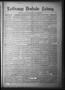 Thumbnail image of item number 1 in: 'La Grange Deutsche Zeitung. (La Grange, Tex.), Vol. 15, No. 10, Ed. 1 Thursday, October 20, 1904'.