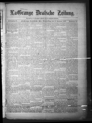 La Grange Deutsche Zeitung. (La Grange, Tex.), Vol. 15, No. 22, Ed. 1 Thursday, January 12, 1905