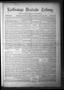 Thumbnail image of item number 1 in: 'La Grange Deutsche Zeitung. (La Grange, Tex.), Vol. 15, No. 46, Ed. 1 Thursday, June 29, 1905'.
