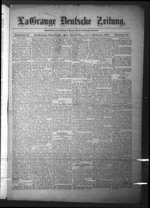 La Grange Deutsche Zeitung. (La Grange, Tex.), Vol. 16, No. 26, Ed. 1 Thursday, February 8, 1906