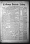 Newspaper: La Grange Deutsche Zeitung. (La Grange, Tex.), Vol. 17, No. 19, Ed. 1…