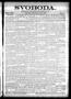 Thumbnail image of item number 1 in: 'Svoboda. (La Grange, Tex.), Vol. 22, No. 76, Ed. 1 Friday, September 27, 1907'.