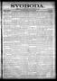 Newspaper: Svoboda. (La Grange, Tex.), Vol. 23, No. 20, Ed. 1 Tuesday, March 10,…