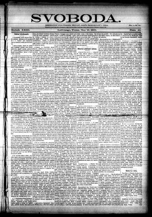 Svoboda. (La Grange, Tex.), Vol. 23, No. 40, Ed. 1 Tuesday, May 19, 1908