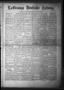 Primary view of La Grange Deutsche Zeitung. (La Grange, Tex.), Vol. 18, No. 46, Ed. 1 Thursday, June 25, 1908