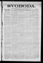 Newspaper: Svoboda. (La Grange, Tex.), Vol. 24, No. 3, Ed. 1 Friday, January 8, …