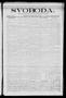 Newspaper: Svoboda. (La Grange, Tex.), Vol. 25, No. 54, Ed. 1 Friday, July 8, 19…