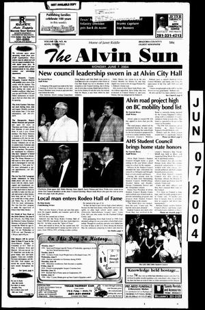 Primary view of object titled 'The Alvin Sun (Alvin, Tex.), Vol. 114, No. 46, Ed. 1 Monday, June 7, 2004'.