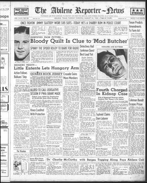 The Abilene Reporter-News (Abilene, Tex.), Vol. 58, No. 84, Ed. 2 Tuesday, August 23, 1938