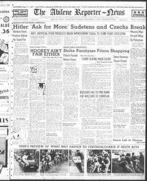 Primary view of object titled 'The Abilene Reporter-News (Abilene, Tex.), Vol. 58, No. 99, Ed. 2 Wednesday, September 7, 1938'.