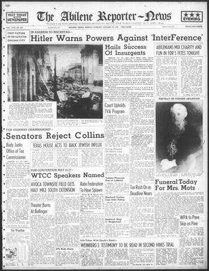 The Abilene Reporter-News (Abilene, Tex.), Vol. 58, No. 242, Ed. 1 Monday, January 30, 1939