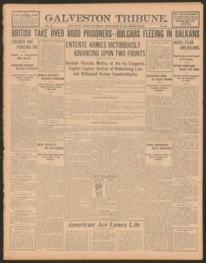 Galveston Tribune. (Galveston, Tex.), Vol. 38, No. 255, Ed. 1 Thursday, September 19, 1918