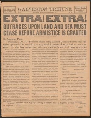 Galveston Tribune. (Galveston, Tex.), Vol. 38, No. 276, Ed. 2 Monday, October 14, 1918
