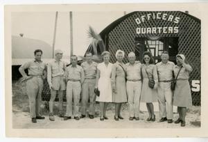 [USO Group Outside Officer Quarters]