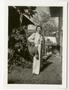 Thumbnail image of item number 1 in: '[Mary Lou Laager With Helmet and Pack]'.