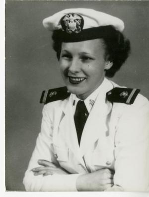 [Portrait of Viola Hohman in Naval Uniform]