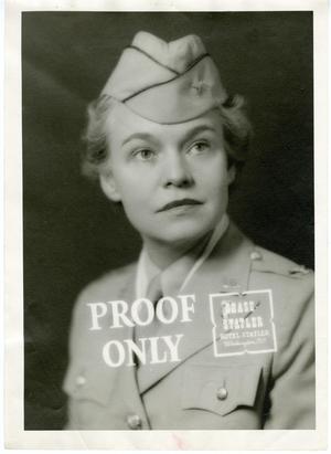 [Portrait of Oveta Culp Hobby in Army Nurse Corps Uniform]