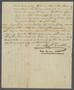 Thumbnail image of item number 2 in: '[Legal document for moving two enslaved people from Virginia to Maryland]'.