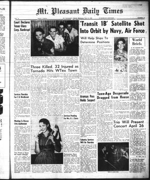 Mt. Pleasant Daily Times (Mount Pleasant, Tex.), Vol. 41, No. 23, Ed. 1 Wednesday, April 13, 1960