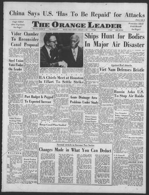The Orange Leader (Orange, Tex.), Vol. 62, No. 33, Ed. 1 Tuesday, February 9, 1965
