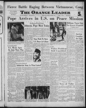The Orange Leader (Orange, Tex.), Vol. 62, No. 234, Ed. 1 Monday, October 4, 1965
