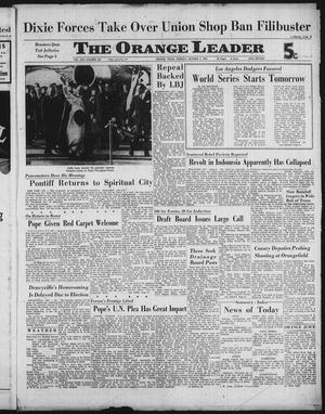 The Orange Leader (Orange, Tex.), Vol. 62, No. 235, Ed. 1 Tuesday, October 5, 1965