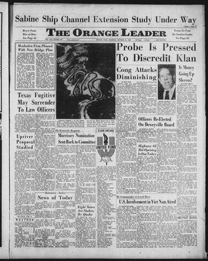 Primary view of object titled 'The Orange Leader (Orange, Tex.), Vol. 62, No. 249, Ed. 1 Thursday, October 21, 1965'.