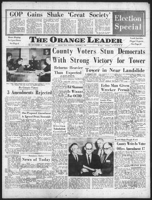 The Orange Leader (Orange, Tex.), Vol. 63, No. 267, Ed. 1 Wednesday, November 9, 1966