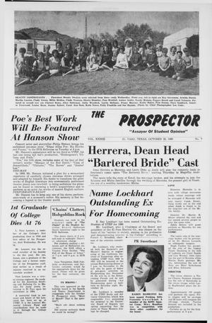 The Prospector (El Paso, Tex.), Vol. 33, No. 7, Ed. 1 Friday, October 28, 1966