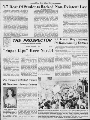 The Prospector (El Paso, Tex.), Vol. 35, No. 17, Ed. 1 Tuesday, November 5, 1968