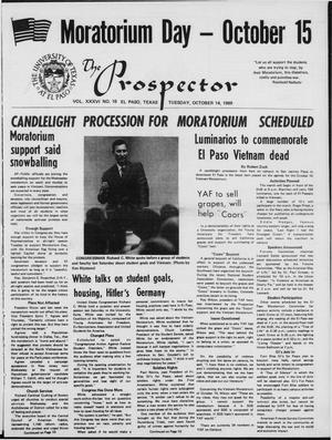 The Prospector (El Paso, Tex.), Vol. 36, No. 16, Ed. 1 Tuesday, October 14, 1969