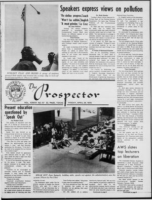 The Prospector (El Paso, Tex.), Vol. 36, No. 57, Ed. 1 Friday, April 24, 1970