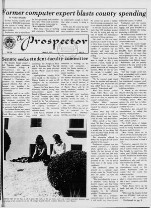 The Prospector (El Paso, Tex.), Vol. 39, No. 31, Ed. 1 Thursday, March 1, 1973