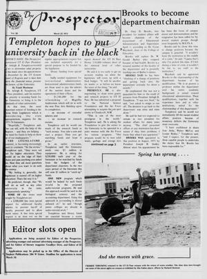 The Prospector (El Paso, Tex.), Vol. 39, No. 34, Ed. 1 Thursday, March 22, 1973