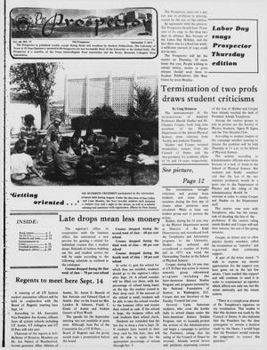 The Prospector (El Paso, Tex.), Vol. 40, No. 11, Ed. 1 Friday, September 7, 1973