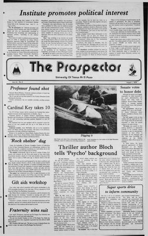 The Prospector (El Paso, Tex.), Vol. 41, No. 8, Ed. 1 Thursday, August 1, 1974
