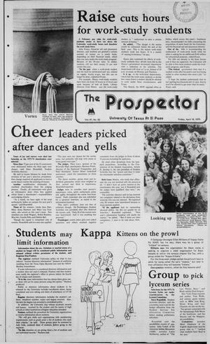 The Prospector (El Paso, Tex.), Vol. 41, No. 62, Ed. 1 Friday, April 18, 1975