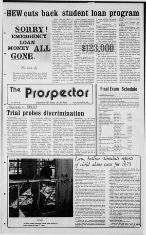The Prospector (El Paso, Tex.), Vol. 42, No. 39, Ed. 1 Friday, December 12, 1975