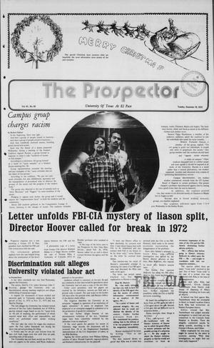 The Prospector (El Paso, Tex.), Vol. 42, No. 40, Ed. 1 Tuesday, December 16, 1975