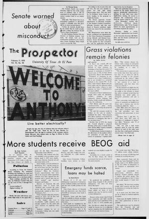 The Prospector (El Paso, Tex.), Vol. 42, No. 49, Ed. 1 Tuesday, February 17, 1976
