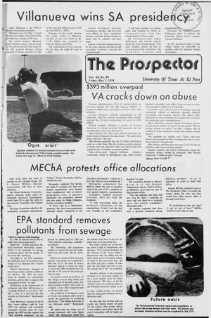 Primary view of object titled 'The Prospector (El Paso, Tex.), Vol. 42, No. 68, Ed. 1 Friday, May 7, 1976'.