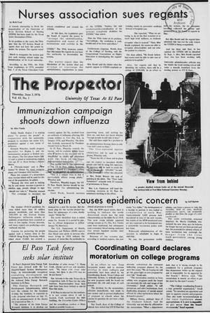 The Prospector (El Paso, Tex.), Vol. 43, No. 1, Ed. 1 Thursday, June 3, 1976