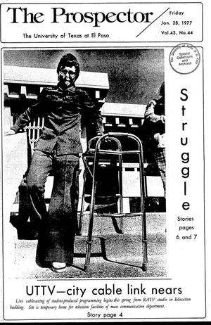 The Prospector (El Paso, Tex.), Vol. 43, No. 44, Ed. 1 Friday, January 28, 1977