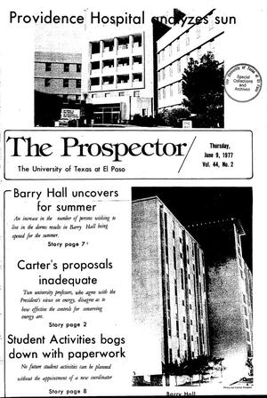 The Prospector (El Paso, Tex.), Vol. 44, No. 2, Ed. 1 Thursday, June 9, 1977