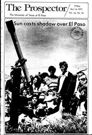 The Prospector (El Paso, Tex.), Vol. 44, No. 24, Ed. 1 Friday, October 14, 1977