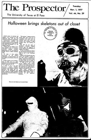 The Prospector (El Paso, Tex.), Vol. 44, No. 29, Ed. 1 Tuesday, November 1, 1977