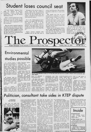 The Prospector (El Paso, Tex.), Vol. 45, No. 5, Ed. 1 Tuesday, September 12, 1978